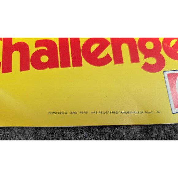 Vintage 1970s “Take The Pepsi Challenge!” Promotional Sticker Retro Soda Ad - Picture 2 of 5